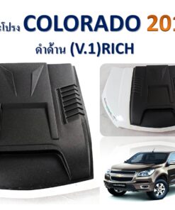 สคูปฝากระโปรง Chevrolet colorado 2012-2015 สีดำด้าน