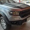 สคูปฝากระโปรง Ford Ranger & Everest 2015-2020 V.10 รูปแรด สีดำด้าน