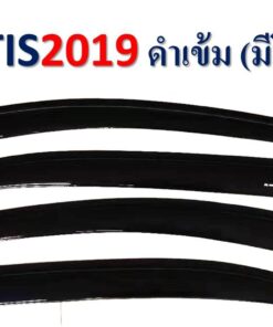 กันสาด Toyota Colola Altis ปี 2019-2021 สีดำ งาน Rich