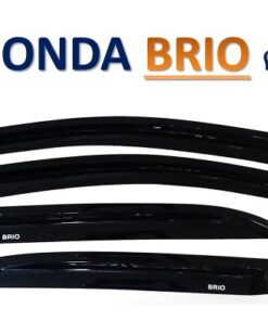 กันสาดHonda Brio สีดำเข้ม งาน S