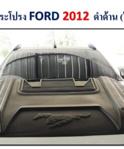 สคูปฝากระโปรง Ford Ranger & Everest 2012-2014 V.7 ม้า สีดำด้าน