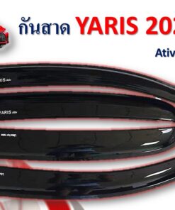 กันสาด Toyota Yaris Ativ ปี 2022-2023 สีดำ งาน Rich