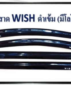 กันสาด Toyota Wish สีดำ งาน S